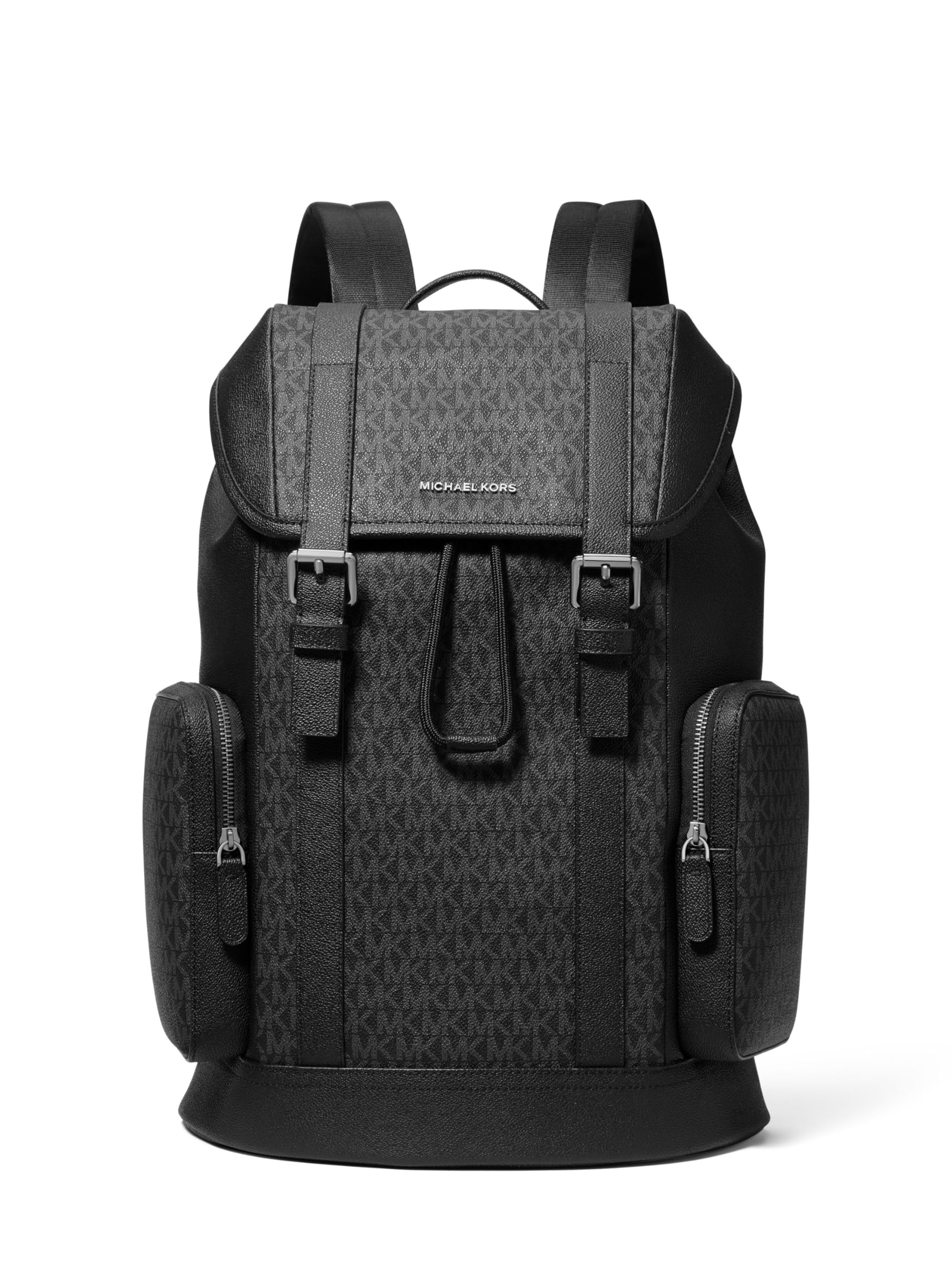 Amazon.com: Michael Kors Men's City Buckle Backpack, Gunmetal